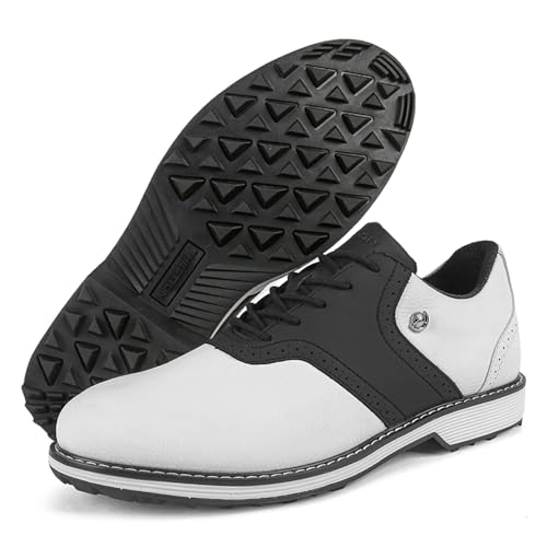 Zakey Golf Shoes Men Professional Spikeless Golf Shoes...