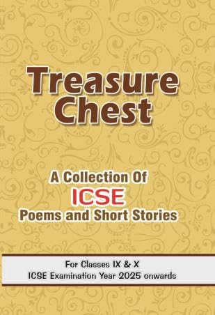 Image of Evergreen Treasure Chest ICSE Workbook and Textbook FREE ,Class 9 , Poems and Short Stories Collection, 2025 Edition