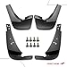 A-Premium Set of 4PCS Mud Flaps Splash Guards Mudguards Mudflaps with Hardware Accessories Compatible with Toyota Corolla, 2003-2008, 1.8L, (Sedan Only), Front and Rear (Driver and Passenger Sides)