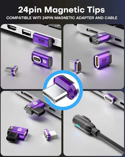 Adaptateur USB magnetique 24 broches charge rapide et transfert OTG fluide micro Android - 2