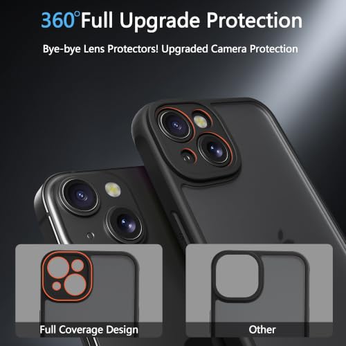 Image of iPhone 15 Case,Translucent Matte(Black)