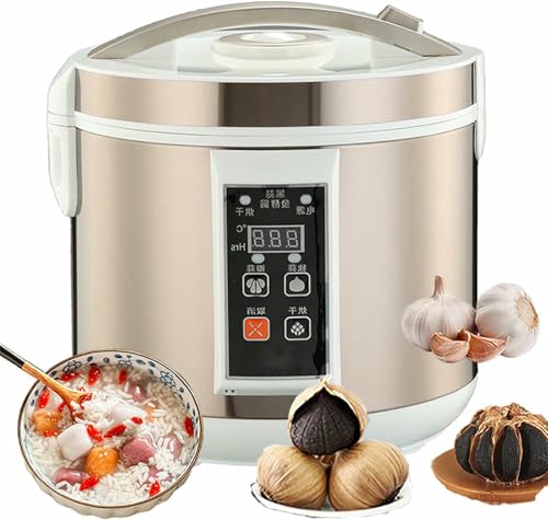 Máquina de fermentación para yogur y ajo negro, estante de acero inoxidable, fermentación y secado rápidos de 7 días, uso doméstico multifuncional