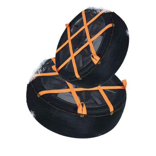 Tire Socks for Snow and Ice Automotive Snow Socks Provide Winter Emergency Traction for Your Car SUV or Truck as a Chain Alternative 2pcs 275/35R19