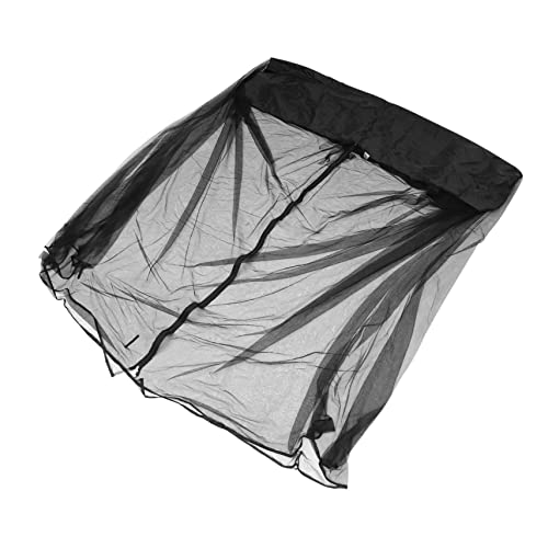 JOINPAYA Neta de de jardín Apagado Red al Aire Libre Red de la Tienda Red con Cierre de Cremallera Red de Patio Red de Paraguas Red para Patio toldo de Paraguas poliéster Negro