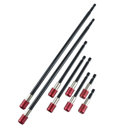 Rose Global - Set di estensioni per trapano con manicotto in alluminio e attraente struttura a gancio per una stabilità e un controllo costanti in tutte le attività di perforazione cacciavite