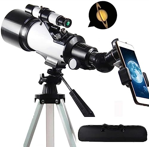 Telescopio refractor 70mm para adultos con trípode ajustable miniatura 1