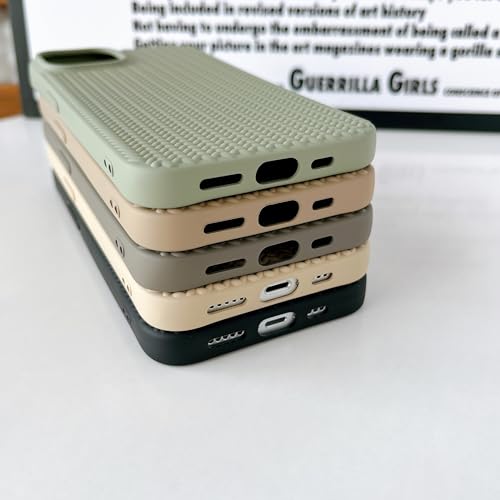 Coque iPhone 14 Pro Max noire chic au design tressé 3D unique - 5