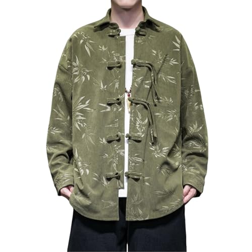 Traje Zhongshan de pana con aislamiento térmico medio para primavera