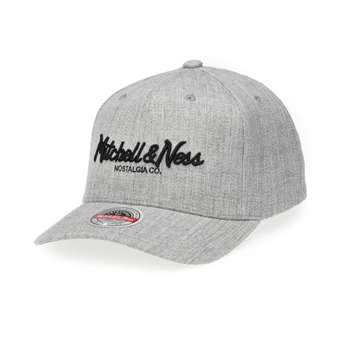 Casquette Mitchell & Ness Classic Red Pinscript Snapback aux finitions premium