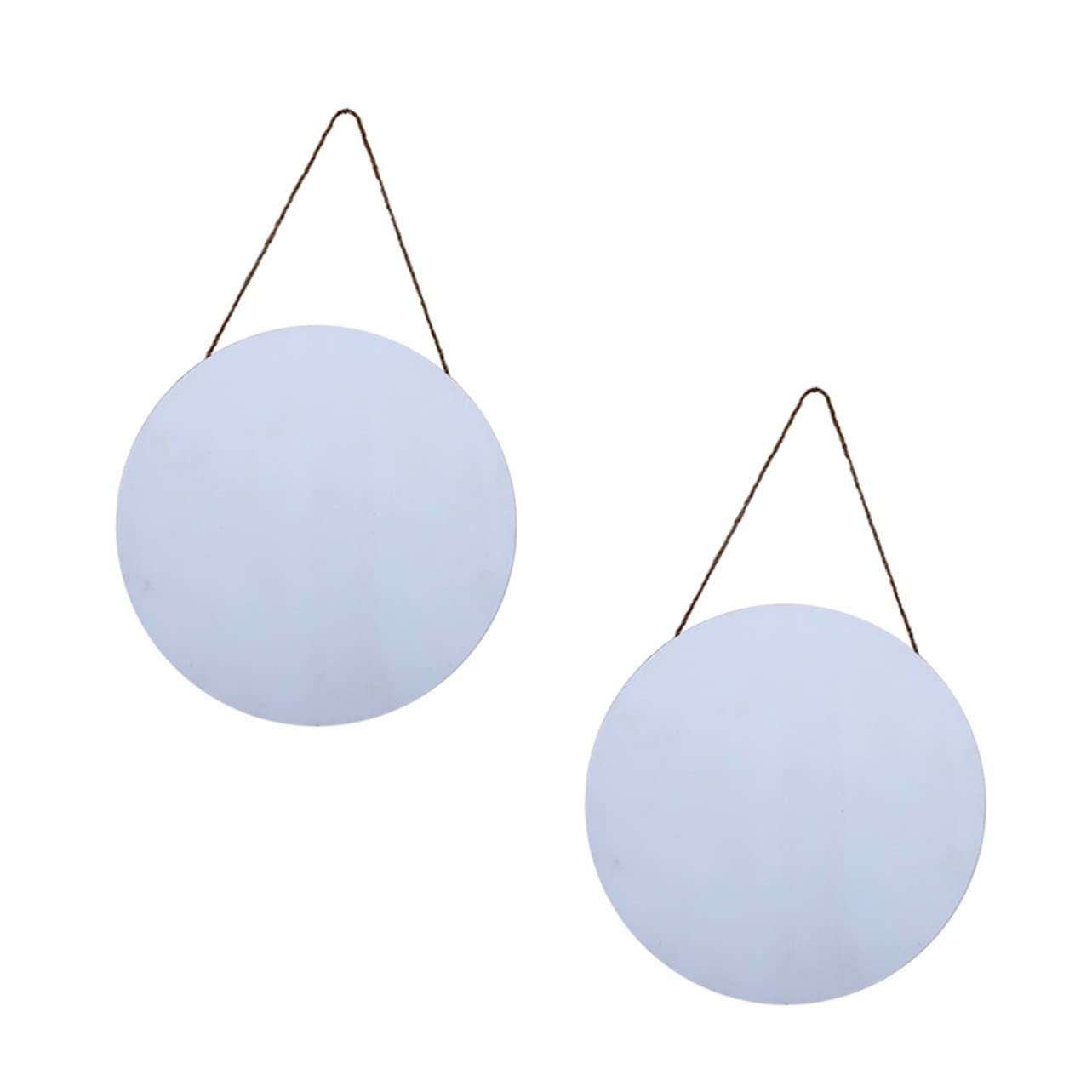 BELLIFFY Blank Hanging Sign 2pcs Wood Door Sign Pendants for DIY Decorations Festive Touch