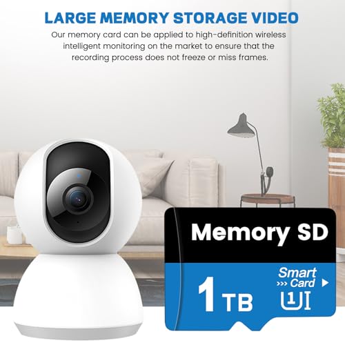 passdise Memory Card 1TB - Ultra High-Speed Storage Card Shockproof Full HD Video TF Card Memory Card 1024GB Portable Storage Card for Dashcams, Laptop - Thumbnail 3