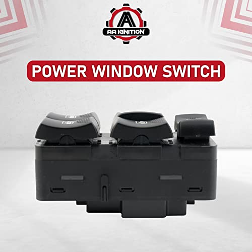 Master Power Window Switch - Driver Side Door - Fits Chevrolet Impala, Buick Rendezvous 2000, 2001, 2002, 2003, 2004, 2005 - Window Switch For Chevy - Replaces Gm Part 10283834, 10422427, 901-001 #TOP5