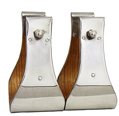 AJ Tack Monel Stirrups 5\"