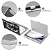 VstaDank Elephant And Butterfly Business Card Holder Fashion Aluminum Alloy Flip Cover Credit Card Holder High End Professional Name Cards Case Exquisite Pocket Metal Cards Holder for Work