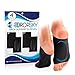 Arch Support Brace For Flat Feet [2-Pairs] Plantar Fasciitis Support Brace - Compression Arch Sleeves Sock for Men & Women - Foot Pain Relief for Planter Fasciitis, One Size Fits All [Black]