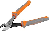 Vista 12 de Klein Tools 2288RINS Alicates Cortadores Diagonales Aislados de 1000V, Fabricados en EE.UU., Diseño de Alta Palanca, Cuchillas Endurecidas por