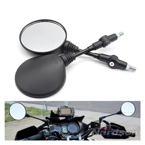 Espejo retrovisor de moto plegable que evita roturas en parkings estrechos 5