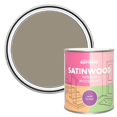 Rust-Oleum Brown Satinwood Interior Wood Paint - Cocoa 750ml