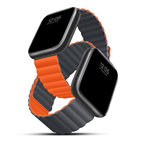 Image of GRIPP Reverser Premium Silicone Magnetic Watch Strap for 40mm /41mm /42mm, Watch Series 11 /10 /9 /8 /7 /6 /5 /4 /3 /2 /1, SE 3 /2 /1, Slim, Lightweight, Adjustable (Watch Not Included)