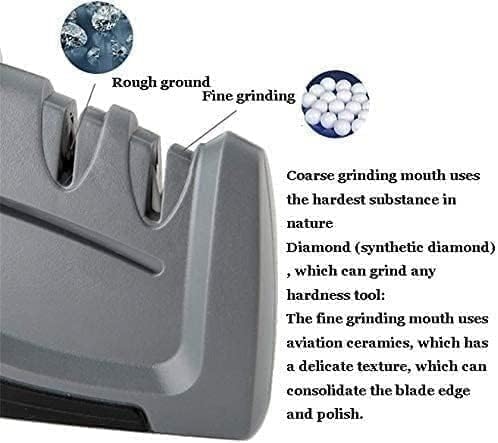 Kitchen Knife Accessories: 4-in-1 Kitchen Knife Accessories，4-Stage Knife Sharpener Helps Repair, Restore, Polish Blades and Cut-Resistant Glove， Kitchen Knife Sharpener
