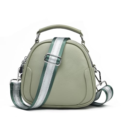 Image of LVYOUME Purse Strap Silver Hardware Wide Bag Straps Replacement Crossbody Adjustable Shoulder Strap for Purses