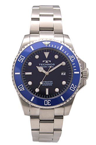 Montre 3 aiguilles T9598SN homme argent avec étanchéité de prestige 10 ATM