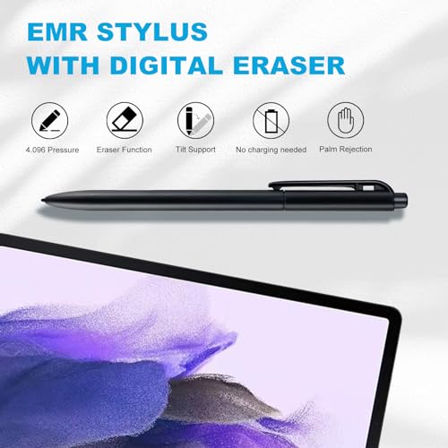 NibtouTech NBT08 EMR Stylus for Remarkable 2 Pen with Eraser, 4096 Pressure-Sensitivity, Palm Rejection, Matches Most Samsung/Remarkable 2 Tablet. by NibtouTech - Image 2