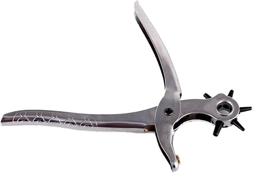 Alicates perforadores giratorios - Perforadora de agujero para cinturón para perforar fieltro, cinturones, cartón, herramienta de perforación de