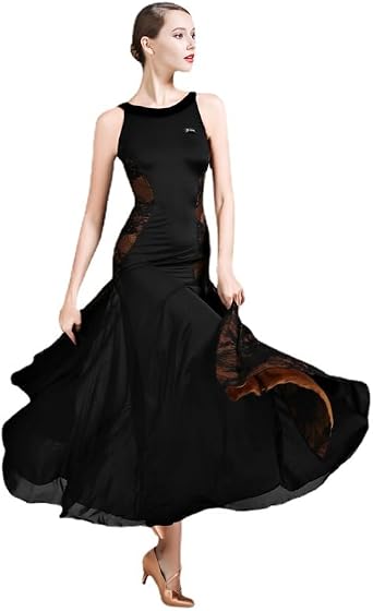 HEARTTOUCH Women Ballroom Dance Dress Modern Waltz Tango Dance Costume National Standard Dresses for Competition