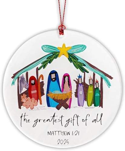 Nativity Ornaments, Christmas Ornaments 2025, Christian Nativity ...
