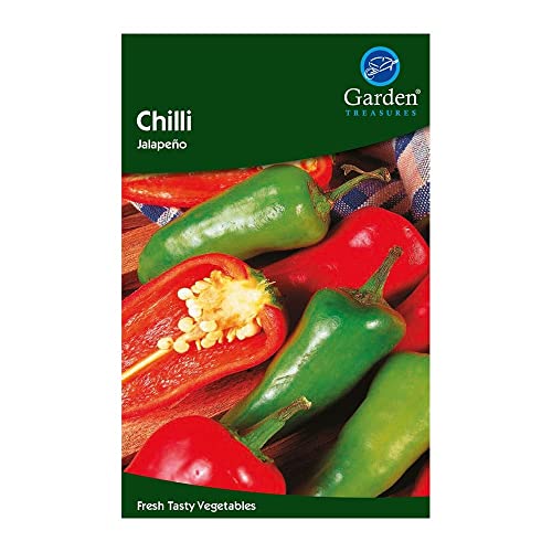 Garden Treasures Fresh Herbs Vegetable Fruit Seeds Salad Grow Your Own Indoor Outdoor (Chilli Jalapeno)