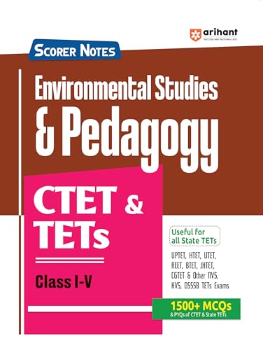 Image of (Old Edition) Arihant CTET and TETs Scorer Notes Class 1-5 Exam 2025