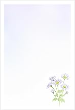 Mourning Cards with Illustrations Only, 10 Sheets, Private Postcards Compatible with Inkjet Printing, Bereavement Cards, Cold Weather Greetings, Death Notices, Funeral Thank You Cards, Plain, Alpha