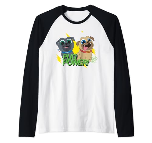 Disney Puppy Dog Pals T-shirt Enfant Raglan Baseball Top Manches Courtes