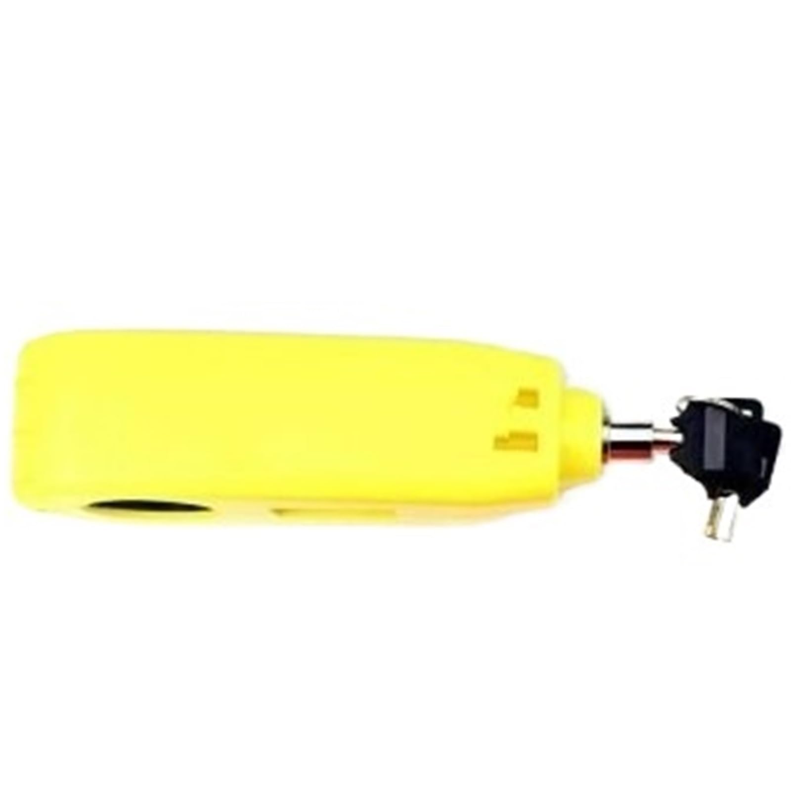 Arupmn Yellow Chain Lock Motorcycle Handlebar Lock Vehicle Scooter Safe Anti-Theft Accelerator Brake Accessories Motorcycle Handlebar Lock(Yellow)