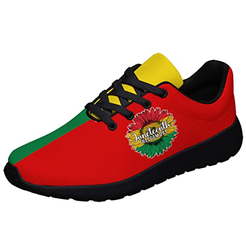 Juneteenth Freedom Day Shoes Men Women Freeish Since 1865 Running Sneakers African Black History Tennis Shoes Gift for Black Family