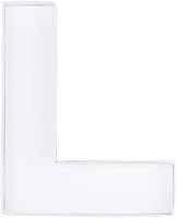 Vista 9 de WENPACK 8" Pequeñas Bandejas de Cartón Rellenables en Forma de Letra de Papel Maché Figuras Recortadas Contenedor de Comida para Dulces (S)