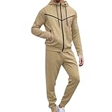 Design : Survêtement hiver pour hommes et pantalon, design ample décontracté, sweatshirt à capuche, imprimées, sweats à manches longues avec poches.