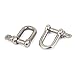 Aexit 25mm x Chain & Rope Fittings 22mm x 8mm Wire Rope Bow Link Chain Shackles Wire Rope Clips Hardware 2PCS