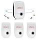 Ultraschall Mäuseabwehr Ultraschall Anti-Mückenabwehr Ultraschall Innen Gerät gegen Mäuse, Insekten, Mücken, Kakerlaken, Ratten, Ameisen, Spinnen 4er Pack