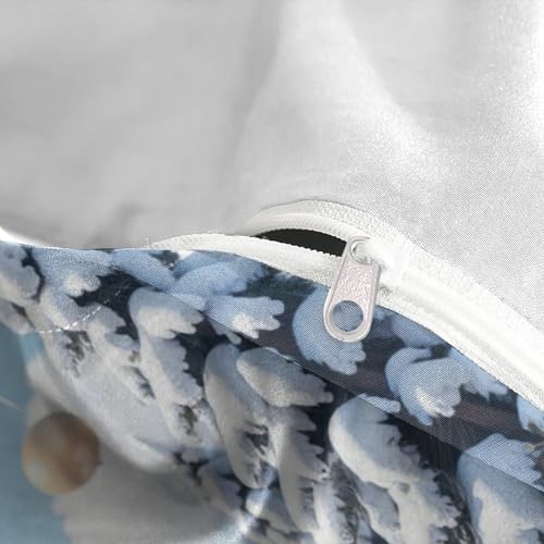 Housse de couette folklore scandinave en microfibres avec fermeture éclair - 8