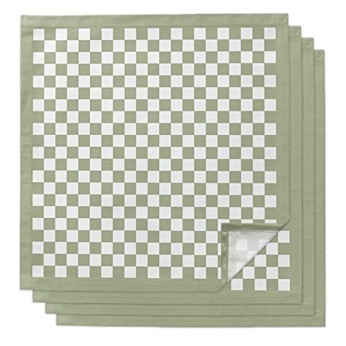 Set de 4 servilletas de tela geométricas 20x20 pulg miniatura 1