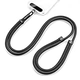 スマホ ストラップ ショルダー 首掛け ストラップ 長さ調節可能 タグパッチ ネックストラップ ショルダー スマホ iPhone Android 全機種対応 フック360度回転 多用途・丈夫さ 紛失・落下防止 TZ-GSXZHEI