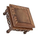 Holibanna Pedestal Decorativo Oriental Soporte Para Jarrones Base De Tetera De Madera
