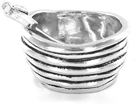 Basic Spirit Bird Nest Salt Cellar w/Spoon Handcrafted Pewter Home Lead-Free SD-6 image 5