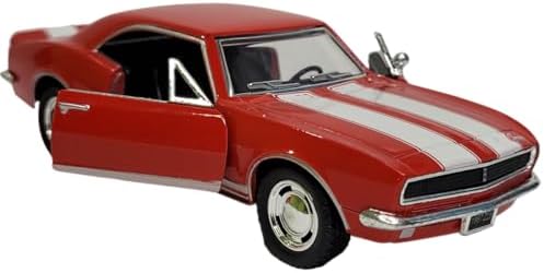 Miniatura Carrinho De Ferro Camaro Z Antigo 1967 Coleção (Vermelho)