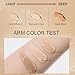 NovaCharm Cushion CC Foundation, Air Cushion CC Cream with Mushroom Head Applicator, Buildable Coverage Moisturizing Foundation, Long Lasting Natural Finish, Lightweight Makeup for All Skin Types