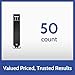 AgaMatrix Jazz Blood Glucose Test Strips, 50 Count Test Strips for Diabetes | Use with AgaMatrix Jazz Wireless 2 Blood Glucose Monitor Only | 1 Box, 50 Diabetes Test Strips