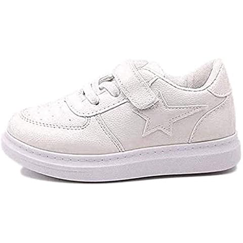 Daclay Kids Shoes Boys Girls Sneakers Casual Shoes Pink White Black Lightweight Sports Running Shoes Cover