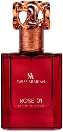Swiss Arabian Rose 01 Extrait de Parfum, 50ml, Premium Quality Perfume, Unisex Fragrance, Rose, Floral, Fruity